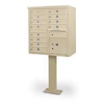 12 Door F-Spec Cluster Box Unit with Pedestal